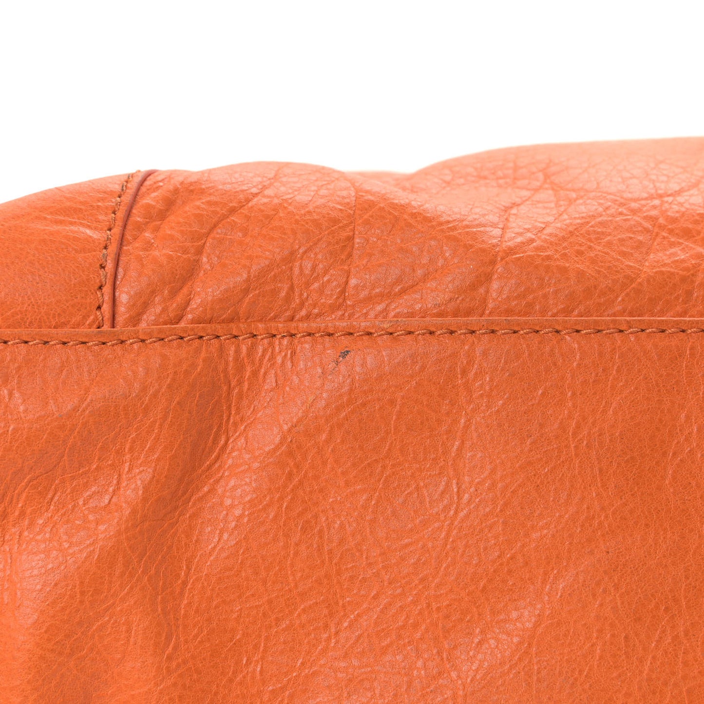 Agneau Giant 12 Gold Hardware Part Time Tangerine
