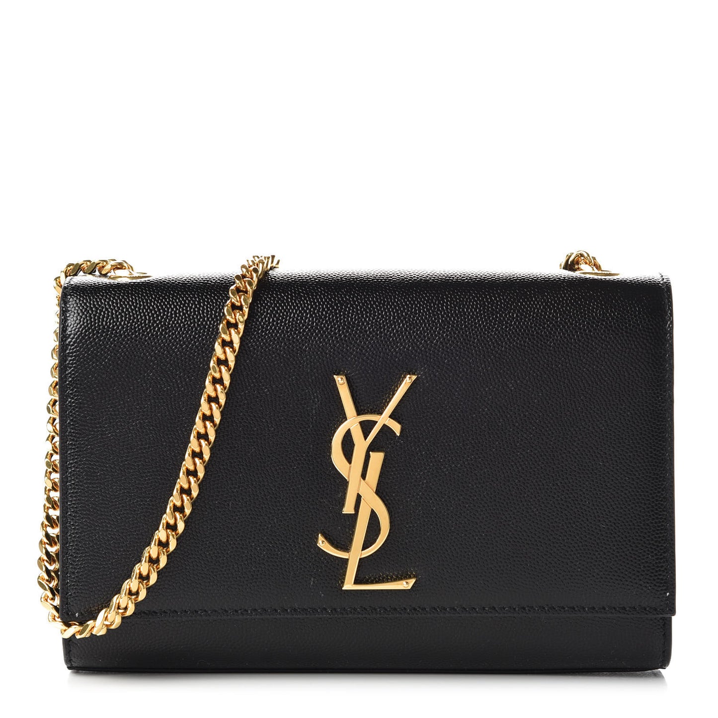 Grain De Poudre Small Monogram Kate Satchel Black