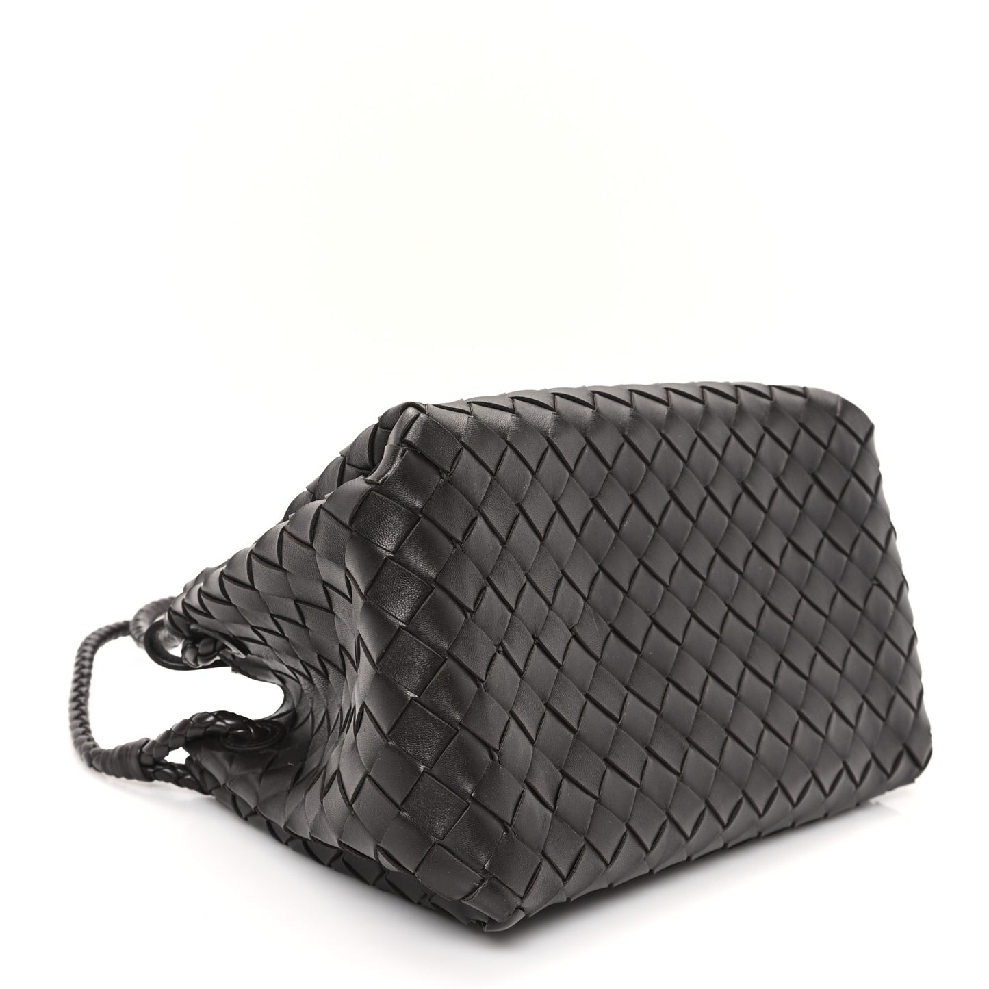 Nappa Intrecciato Small Parachute Shoulder Bag Fondant