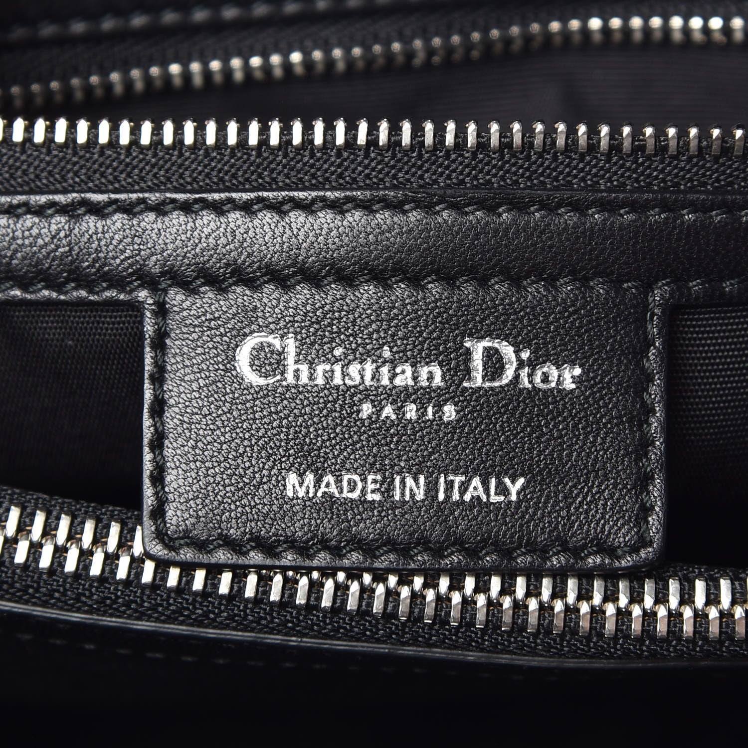 Christian Dior Lambskin Cannage Small Dior Soft Shopping Tote Black 6 of 7