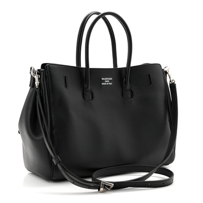 Balenciaga Smooth Calfskin Small Bel Air Carry All Bag Black 3 of 9