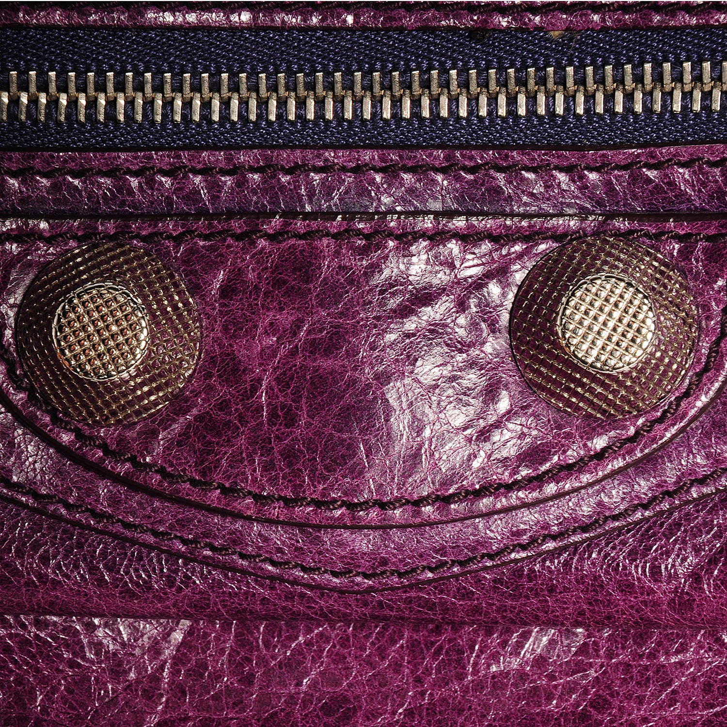 Balenciaga Agneau Giant 21 Silver Hardware Envelope Clutch Raisin 10 of 13