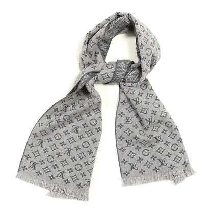 Louis Vuitton Wool Monogram Classic Scarf Grey 1 of 3