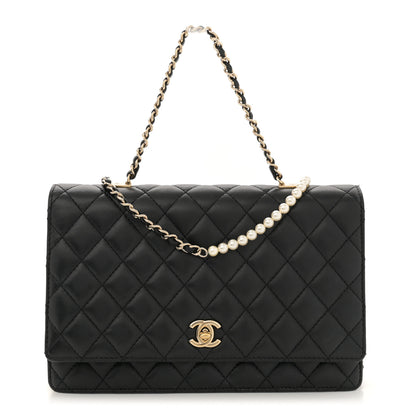 Chanel Lambskin Quilted Fantasy Pearl Flap Black 1 of 13