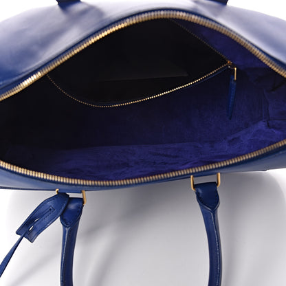 Saint Laurent Calfskin Classic Duffle 6 Marine 5 of 10