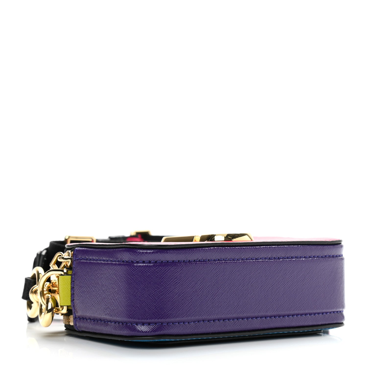 Marc Jacobs Saffiano Small Snapshot Camera Bag Hibiscus Multicolor 4 of 12