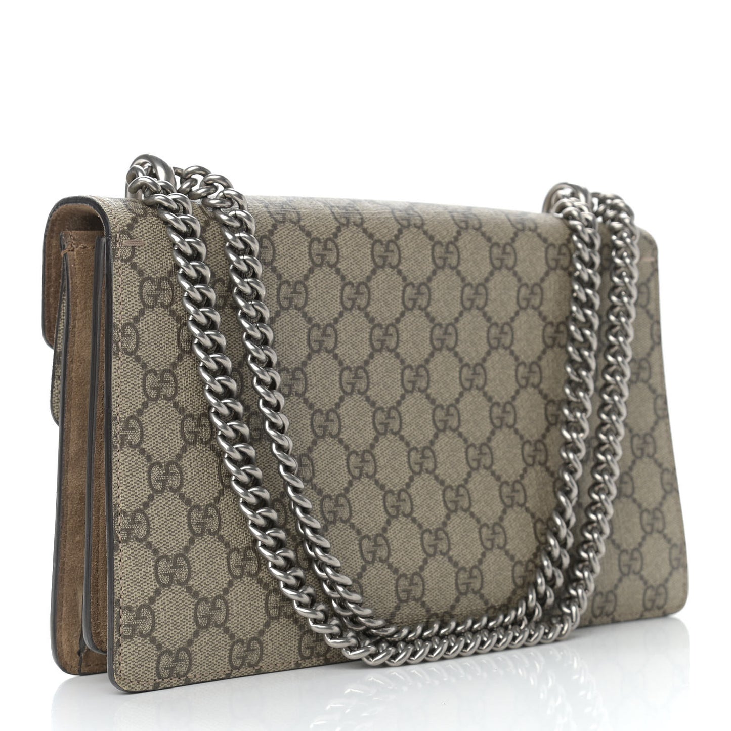 GG Supreme Monogram Small Dionysus Shoulder Bag Taupe