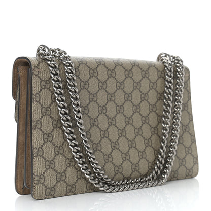 Gucci GG Supreme Monogram Small Dionysus Shoulder Bag Taupe 3 of 12