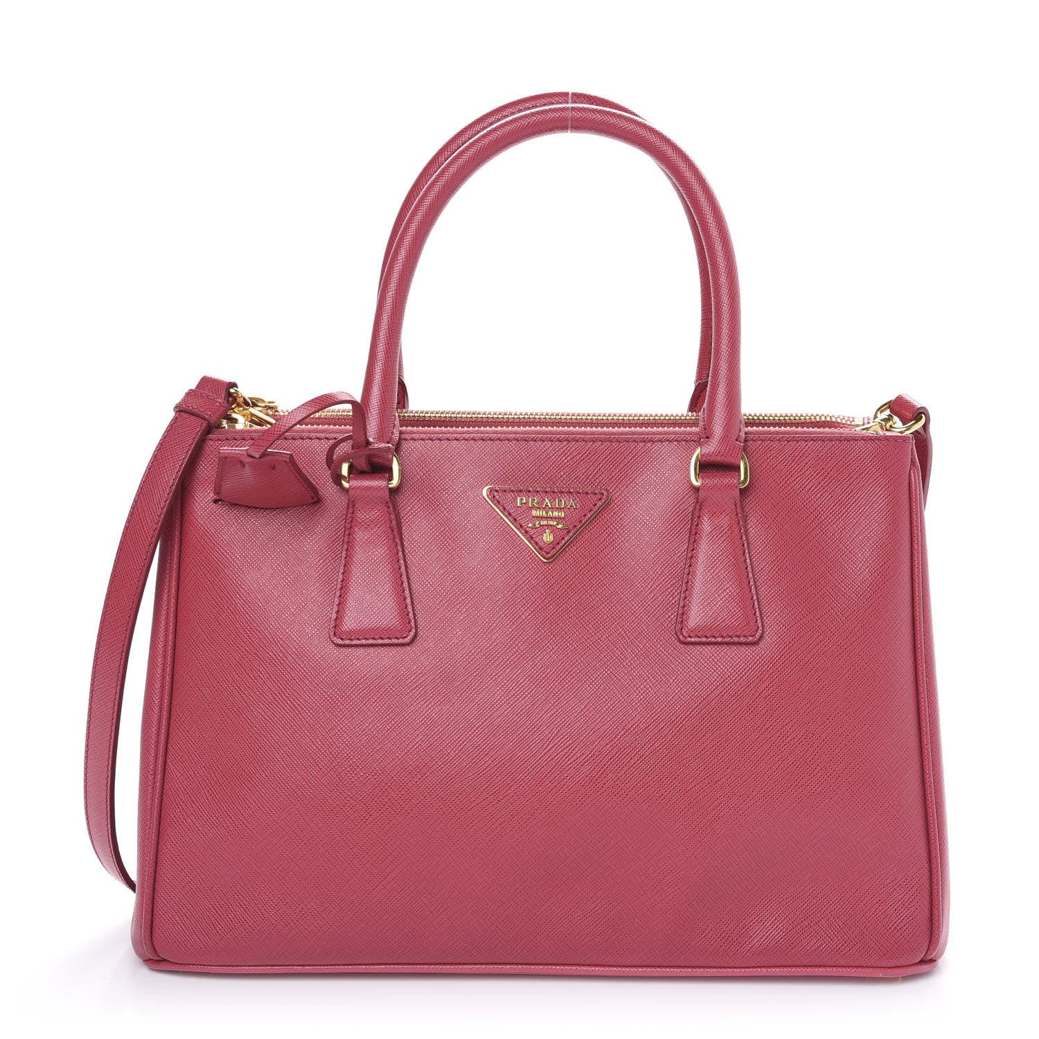 Prada Saffiano Small Galleria Double Zip Tote Tamaris 1 of 12