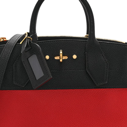 Louis Vuitton Taurillon City Steamer PM Black Rouge 8 of 10