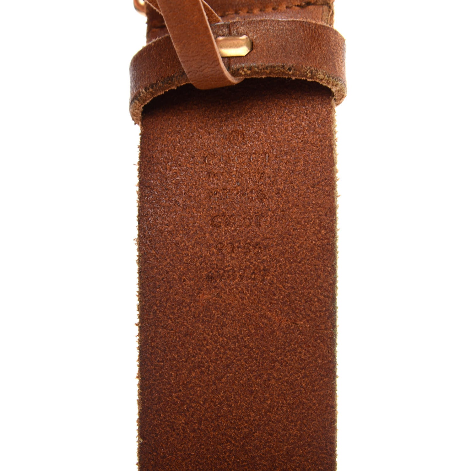 Gucci Faded Calfskin Double G 40mm Belt 90 36 Cuir 5 of 7