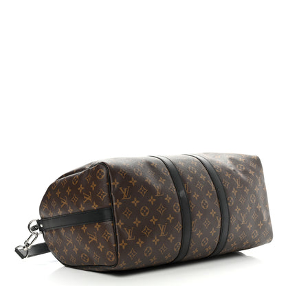 Louis Vuitton Monogram Macassar Keepall Bandouliere 45 4 of 13