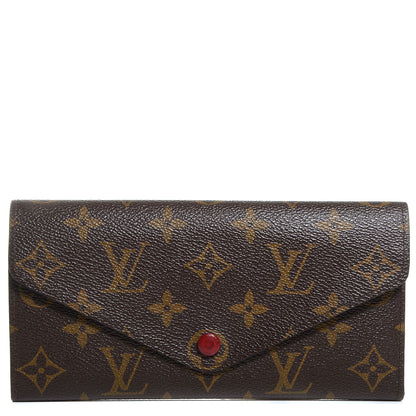 Louis Vuitton Monogram Josephine Wallet Red 1 of 7