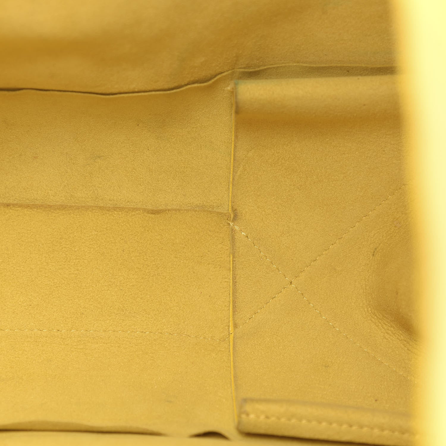 Celine Lambskin Horizontal Cabas Sun Yellow 14 of 15