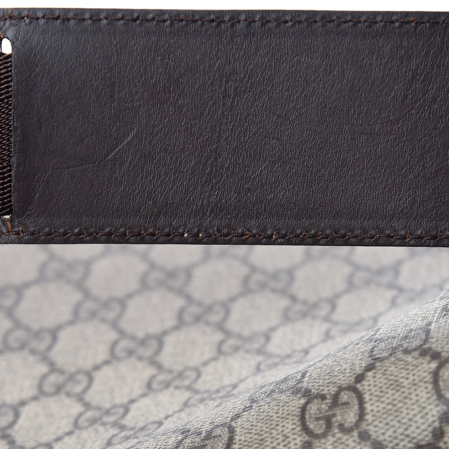 GG Plus Monogram Belt Bag Dark Brown