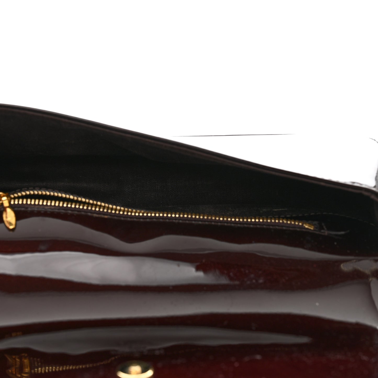 Patent Sobe Clutch Rouge Fauviste