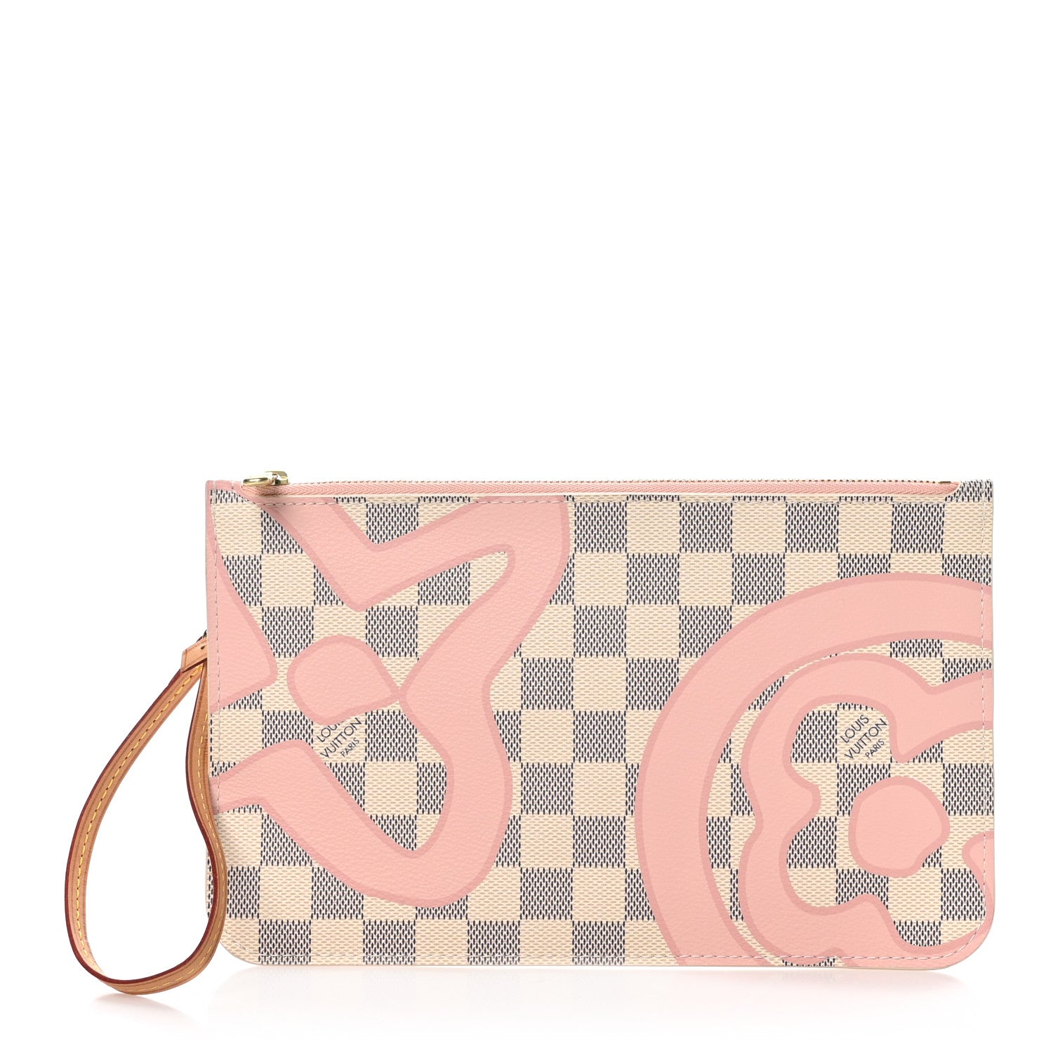 Louis Vuitton Damier Azur Tahitienne Neverfull MM Pochette 1 of 8