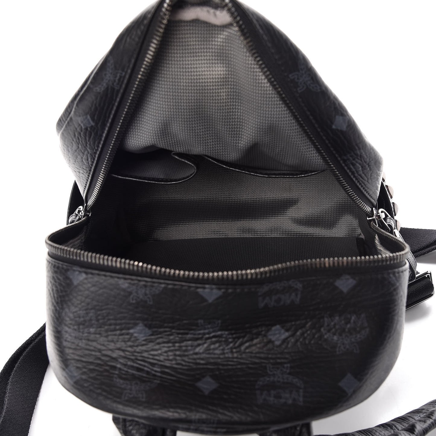 Visetos Small Side Stud Stark Backpack Black