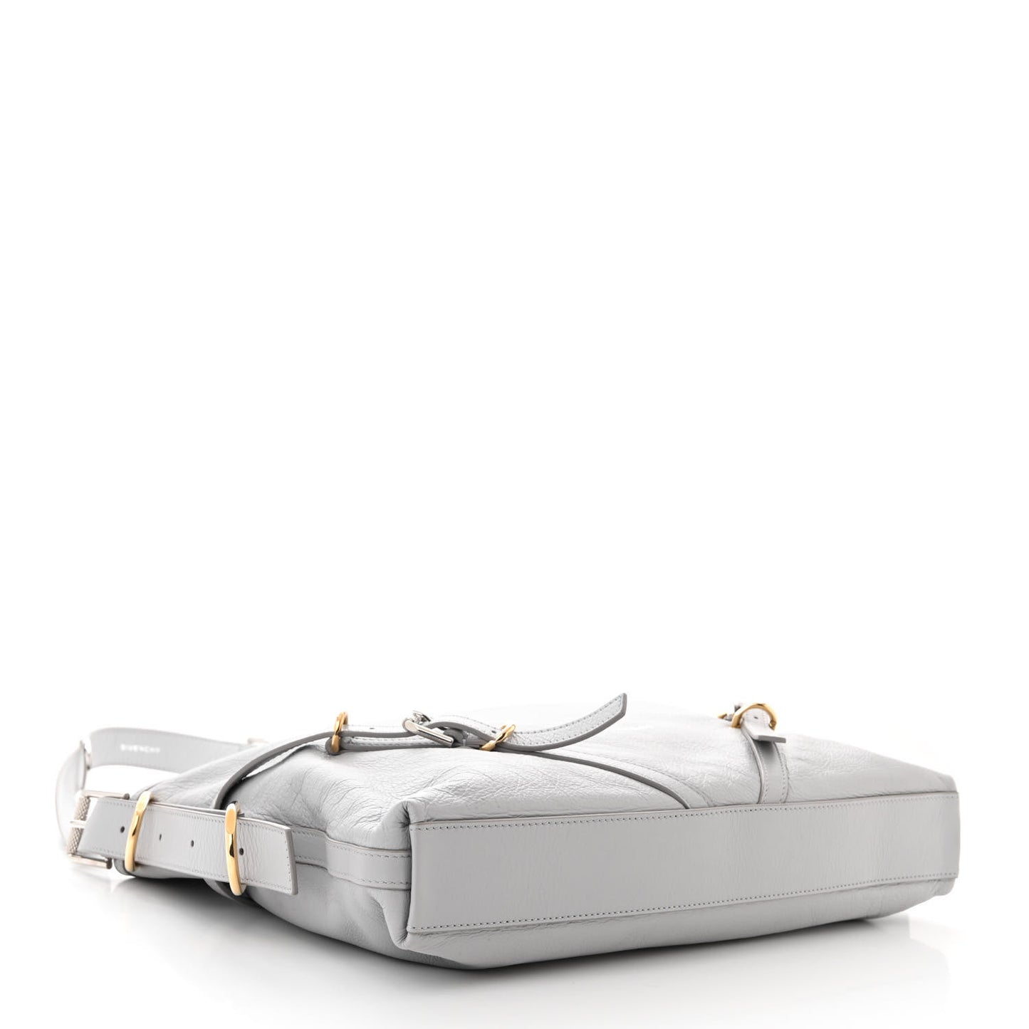 Calfskin Medium Voyou Bag Light Grey