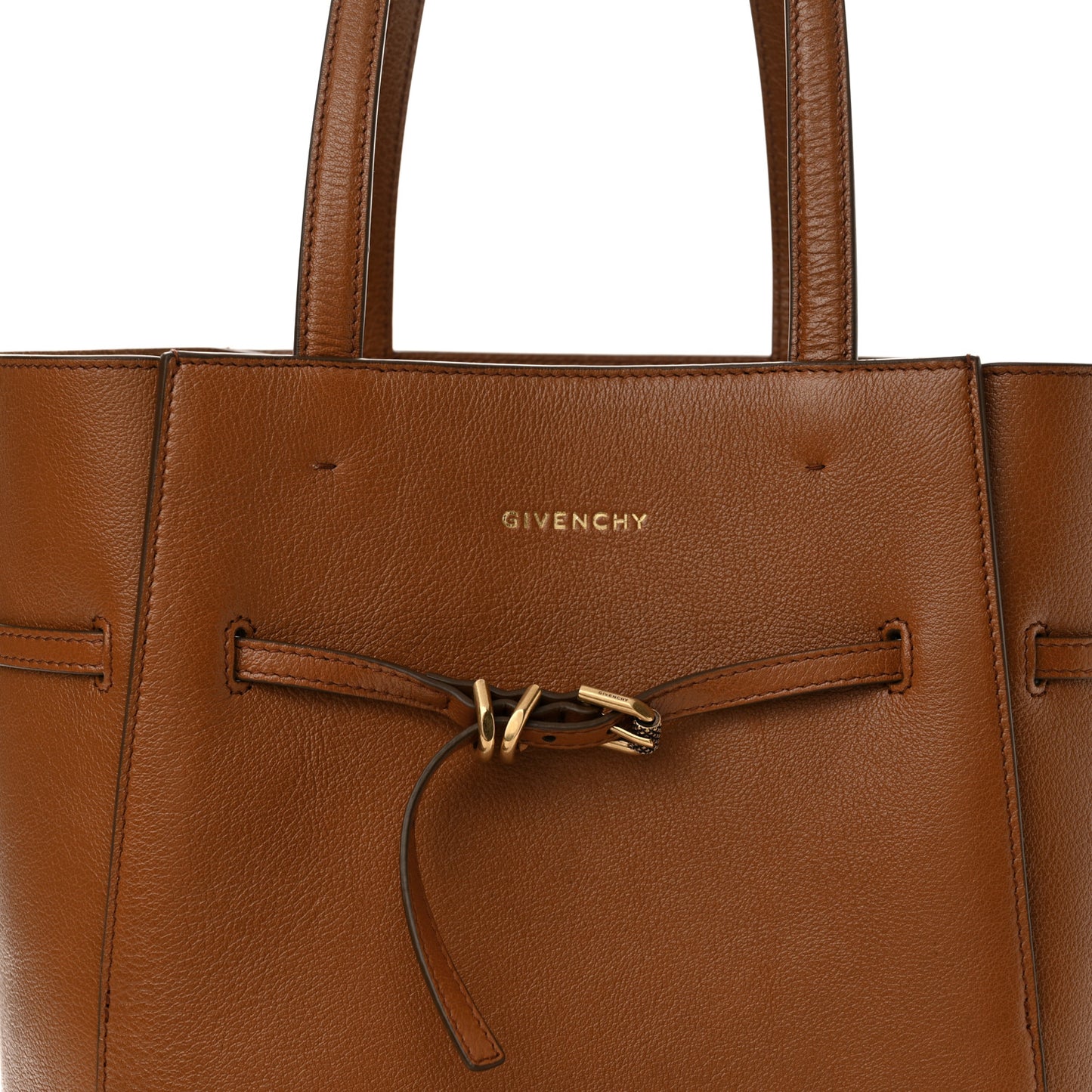 Calfskin Small Voyou Tote Soft Tan