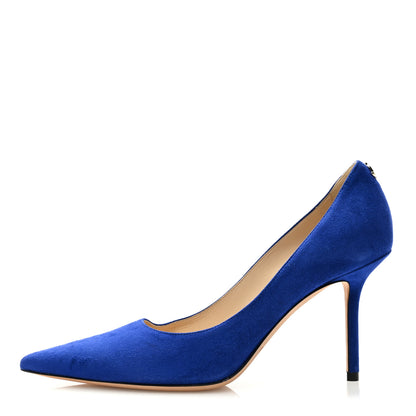 Jimmy Choo Suede Love 85 Pumps 38 Cobalt 1 of 7