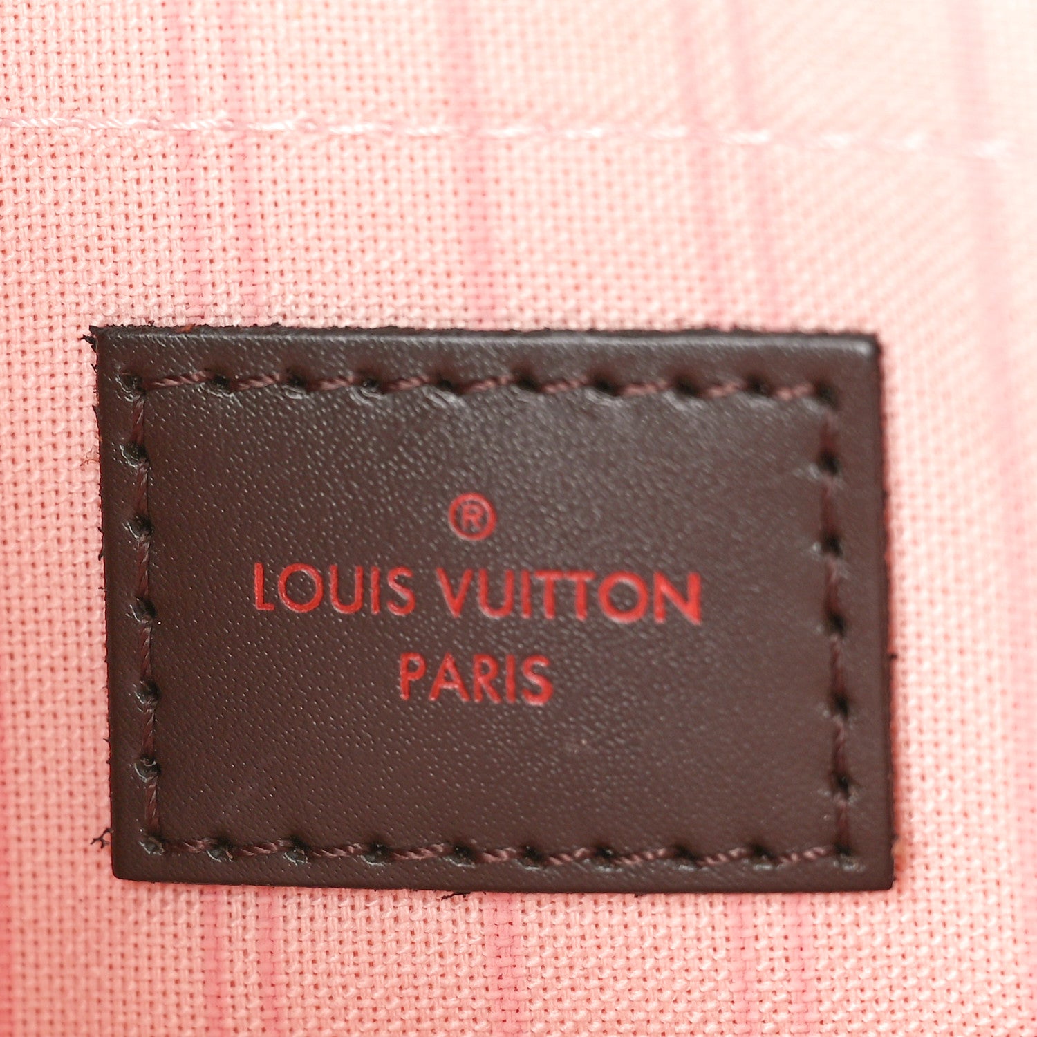 Louis Vuitton Damier Ebene Neverfull MM GM Pochette Rose Ballerine 6 of 7