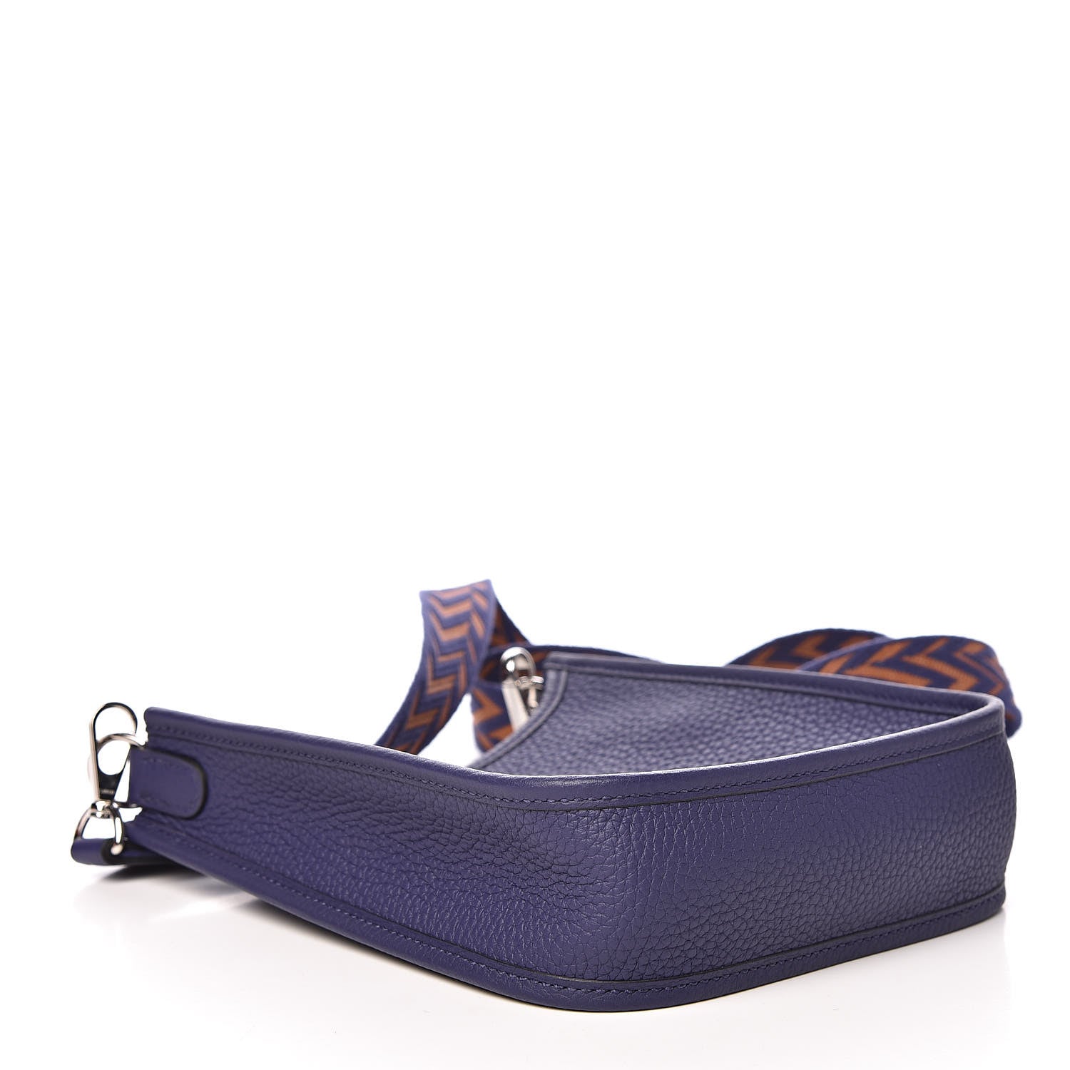 Hermes Taurillon Clemence Amazone Evelyne TPM Bleu Encre 4 of 10