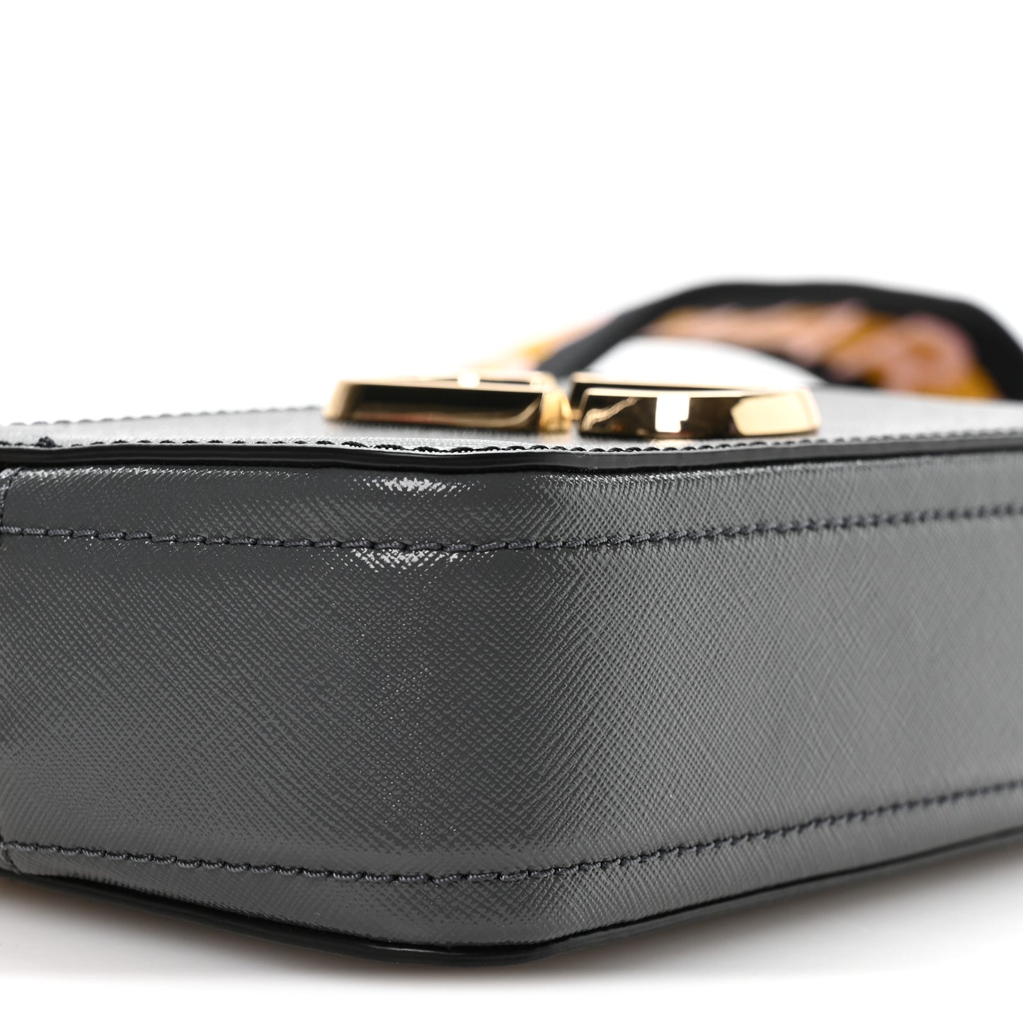 Saffiano Small Snapshot Camera Black Mulitcolor