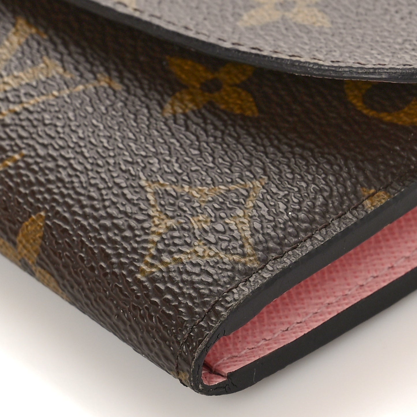 Monogram Emilie Wallet Rose Ballerine