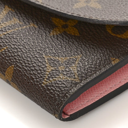 Louis Vuitton Monogram Emilie Wallet Rose Ballerine 8 of 9
