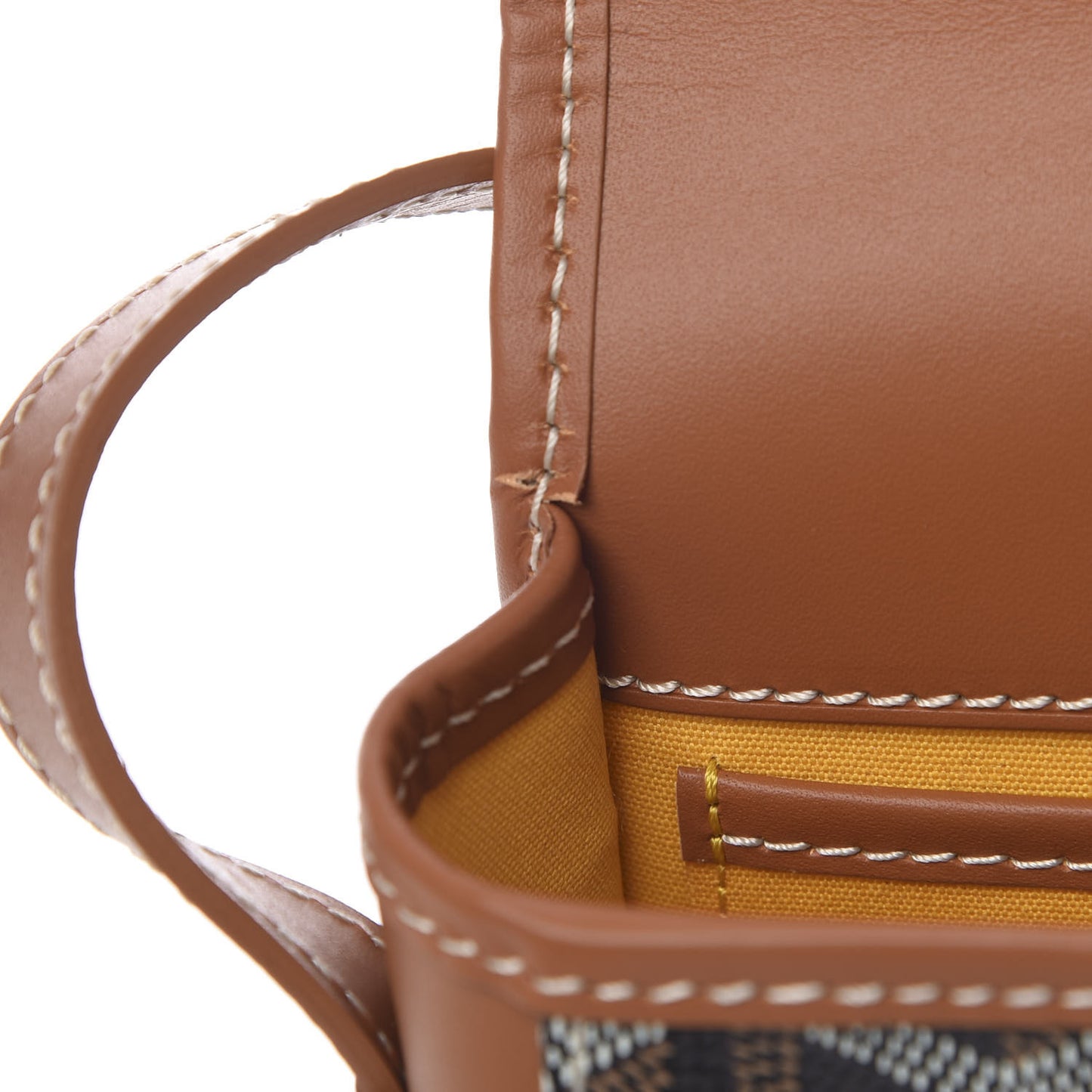 Goyardine Belvedere II PM Messenger Bag Black Gold