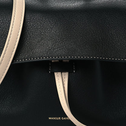 Mansur Gavriel Calfskin Mini Mini Lady Bag Black White 7 of 9