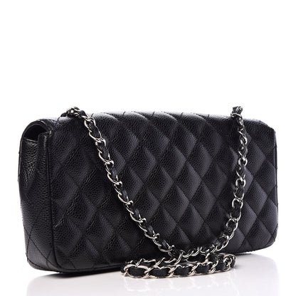 Chanel Caviar Quilted East West Flap Black 3 of 10