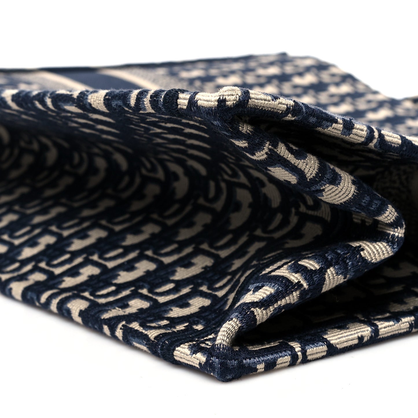 Oblique Large Book Tote Blue Multicolor