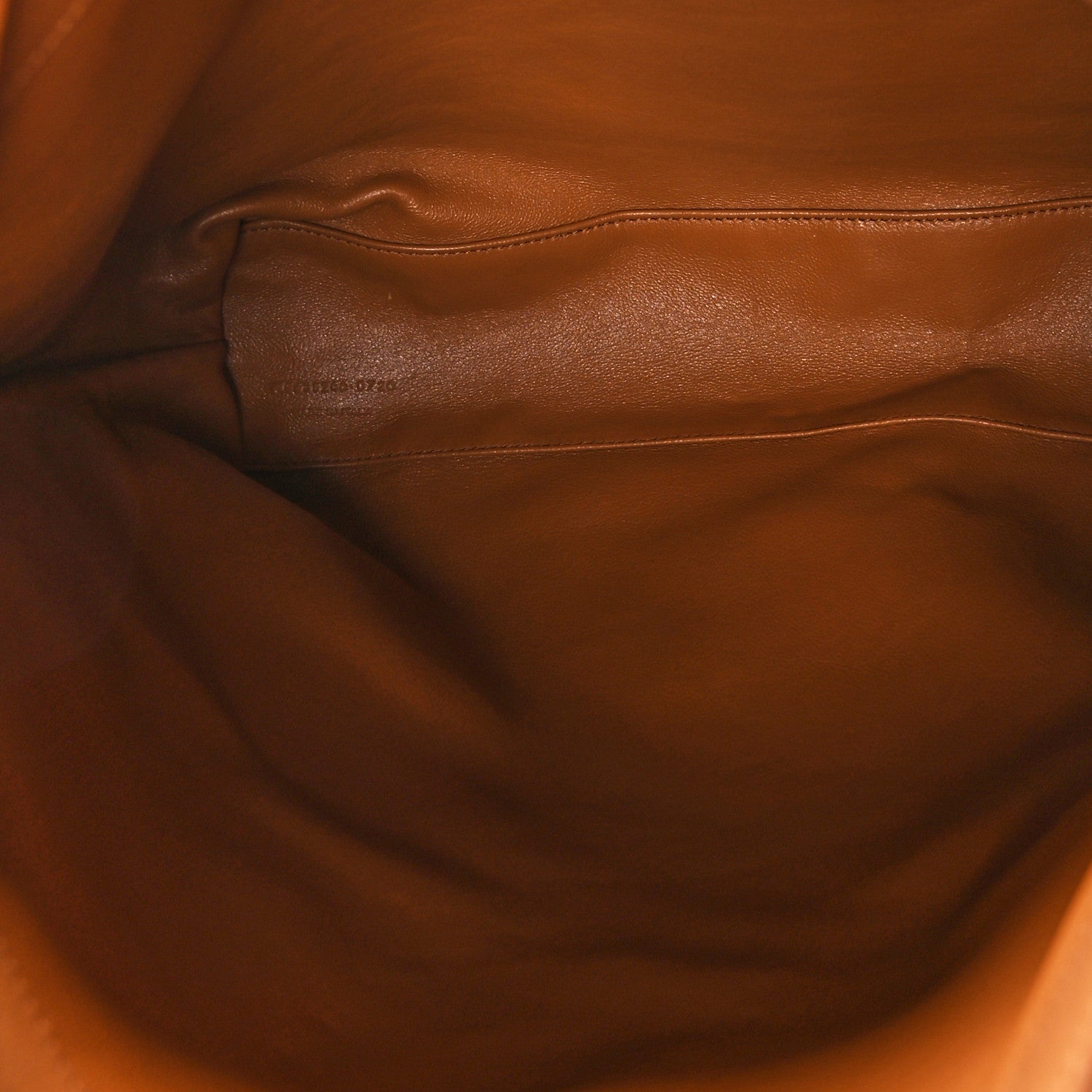 Saint Laurent Calfskin Tag Hobo Tan 6 of 10