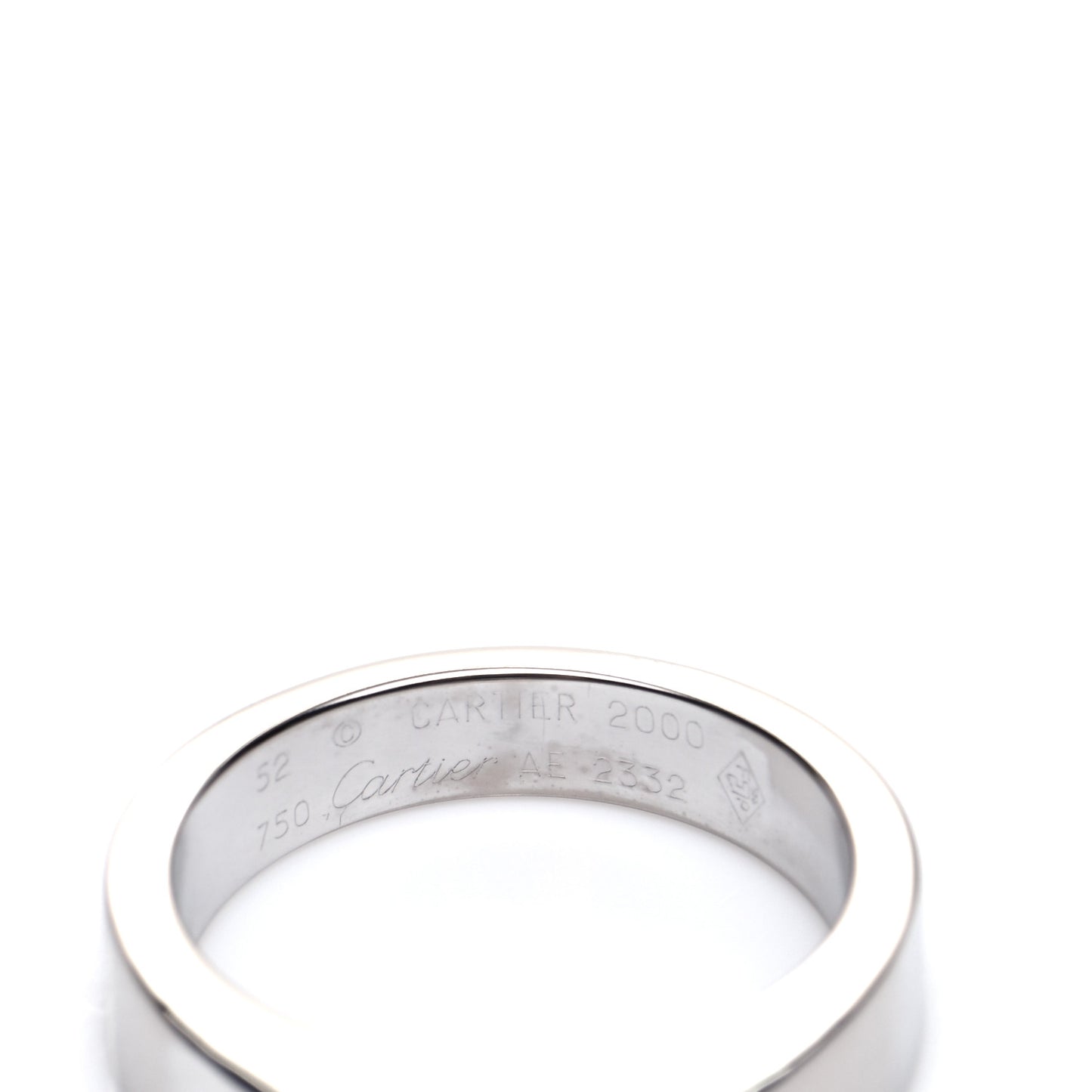 18K White Gold Pink Tourmaline Tank Ring 52 6