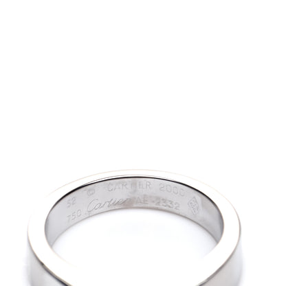 Cartier 18K White Gold Pink Tourmaline Tank Ring 52 6 5 of 5