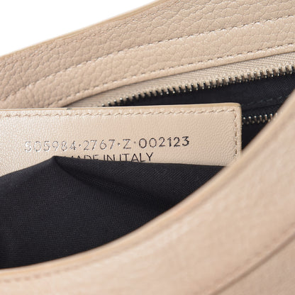 Balenciaga Chevre Silver Metallic Edge Hardware City Beige Tapioca 8 of 26