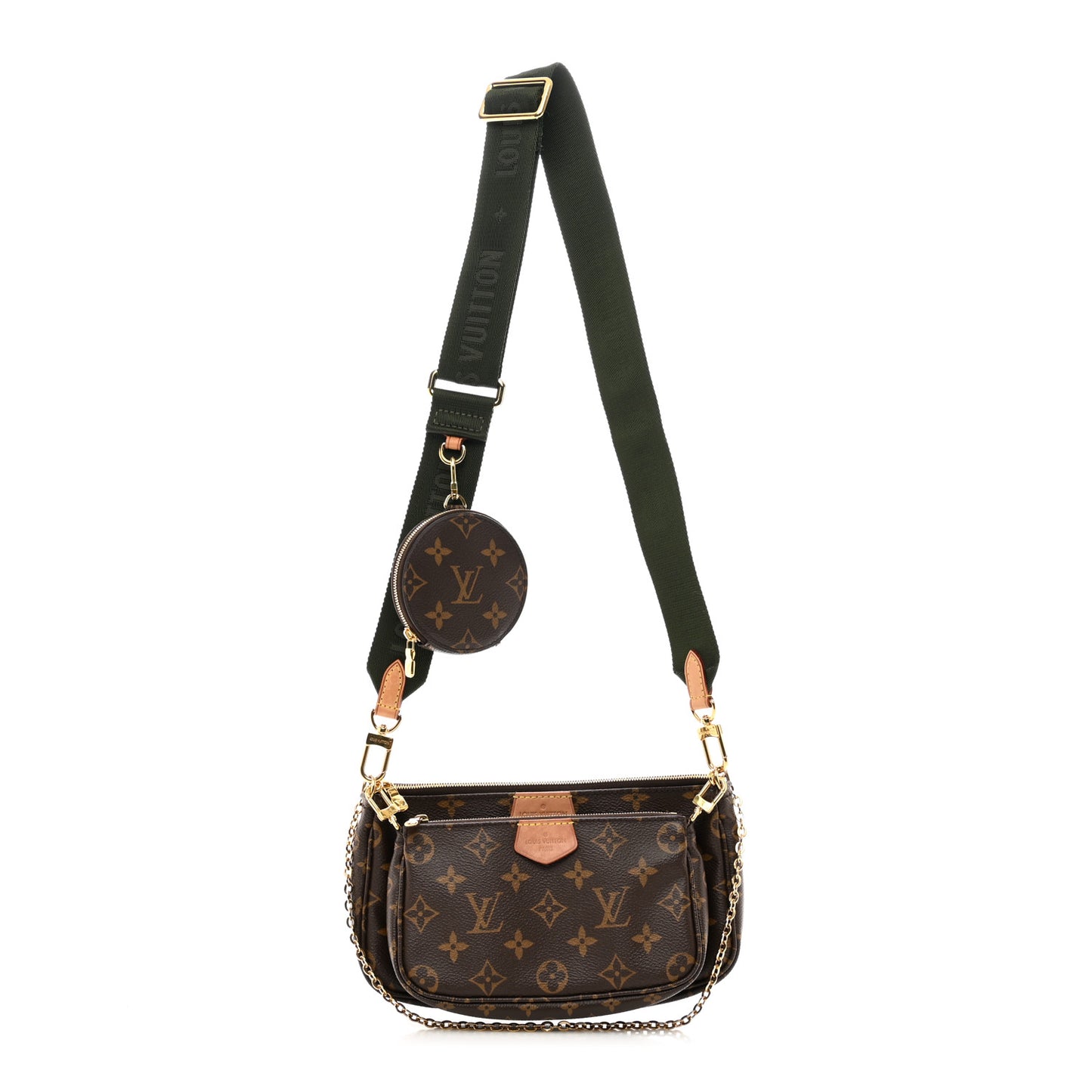 Monogram Multi Pochette Accessories Kaki
