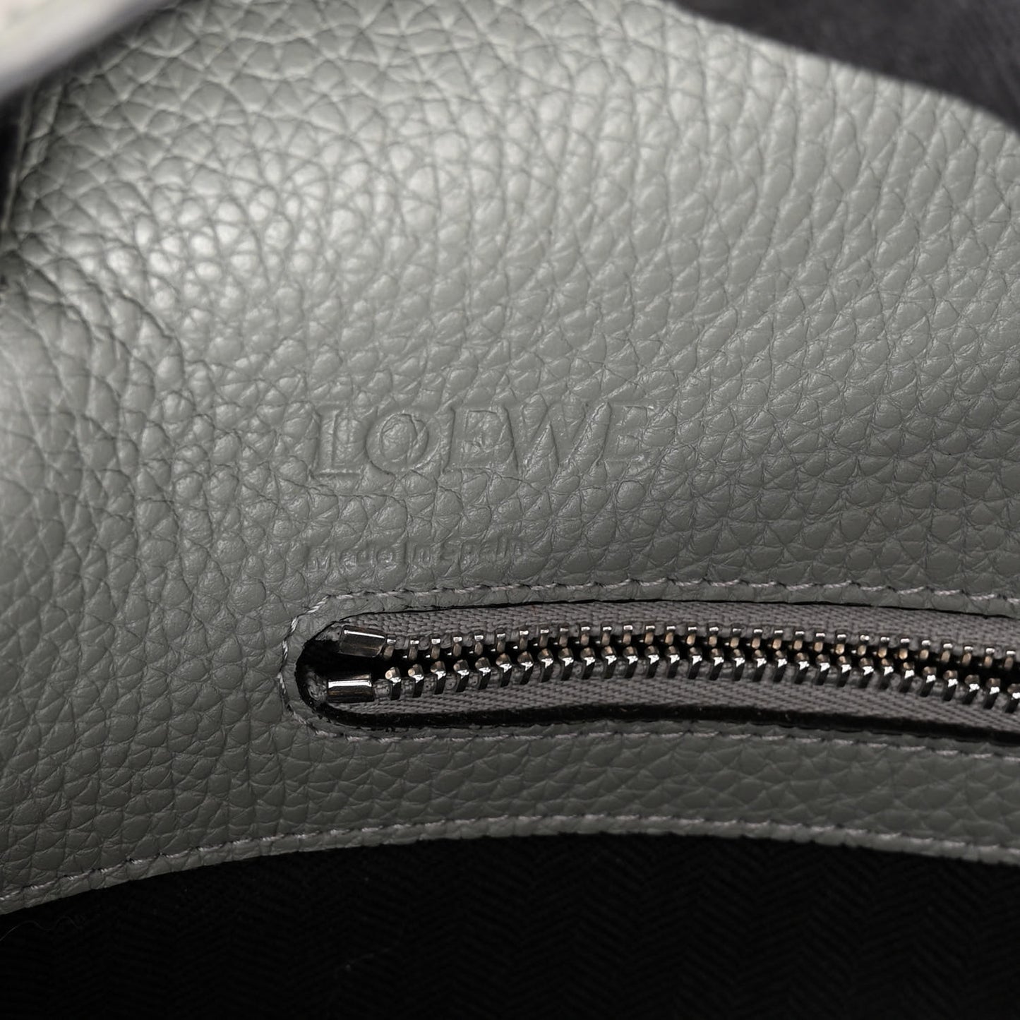 Calfskin T Backpack Grey