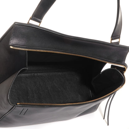 Celine Smooth Calfskin Large Edge Shoulder Bag Black 5 of 9