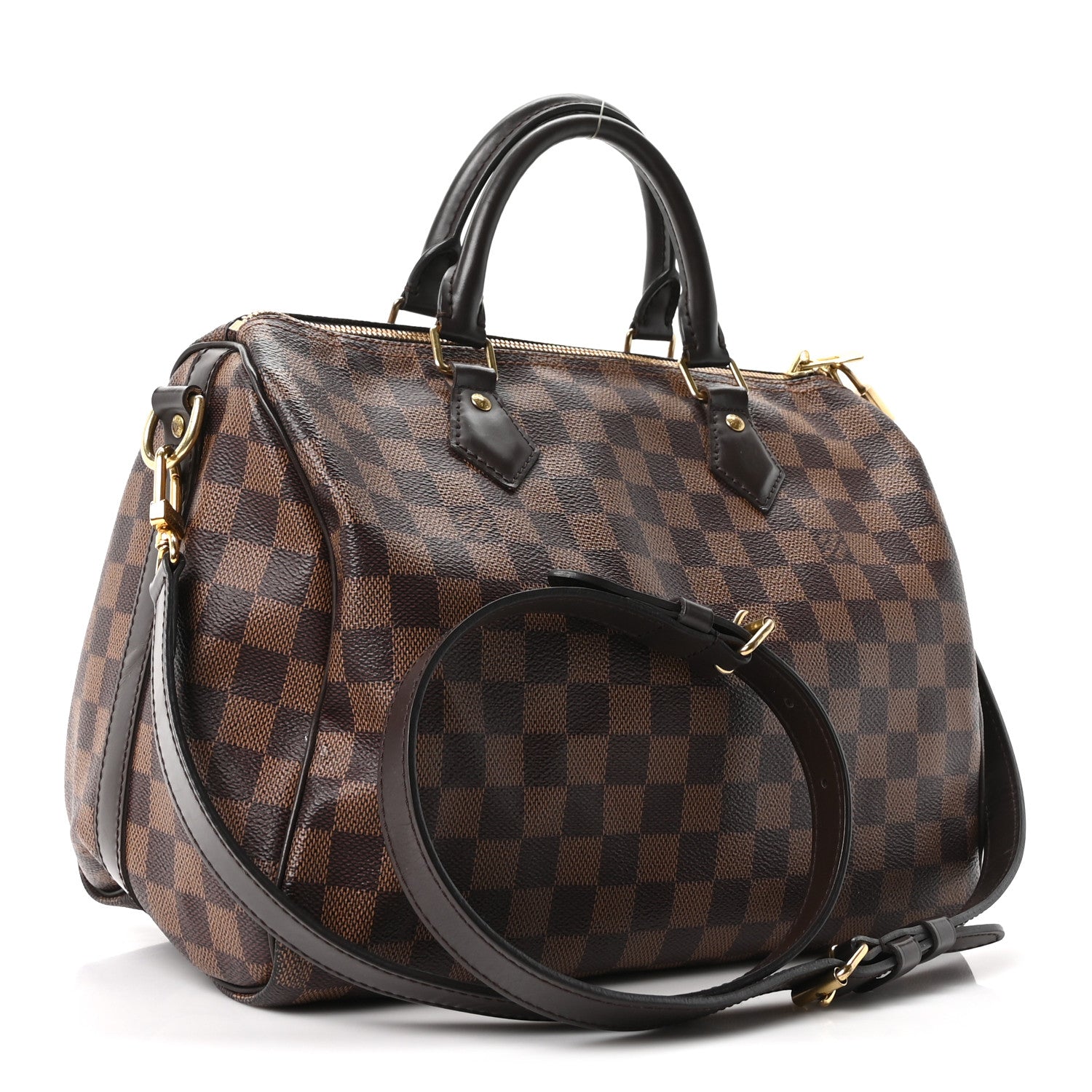 Louis Vuitton Damier Ebene Speedy Bandouliere 30 3 of 10