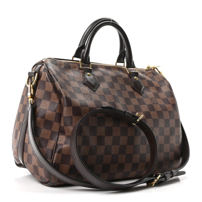 Louis Vuitton Damier Ebene Speedy Bandouliere 30 3 of 10