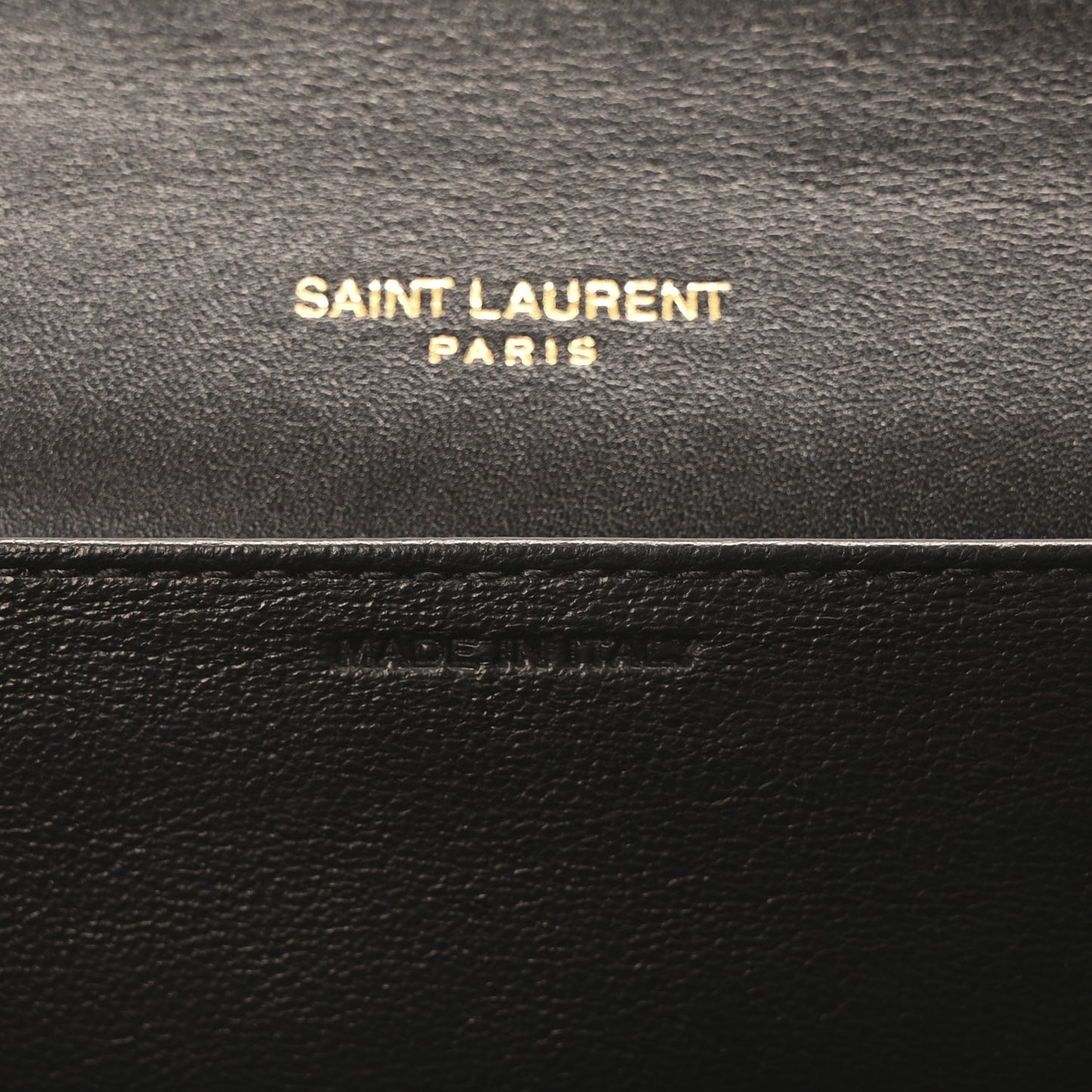 Calfskin Python Embossed Monogram Uptown Chain Wallet Black