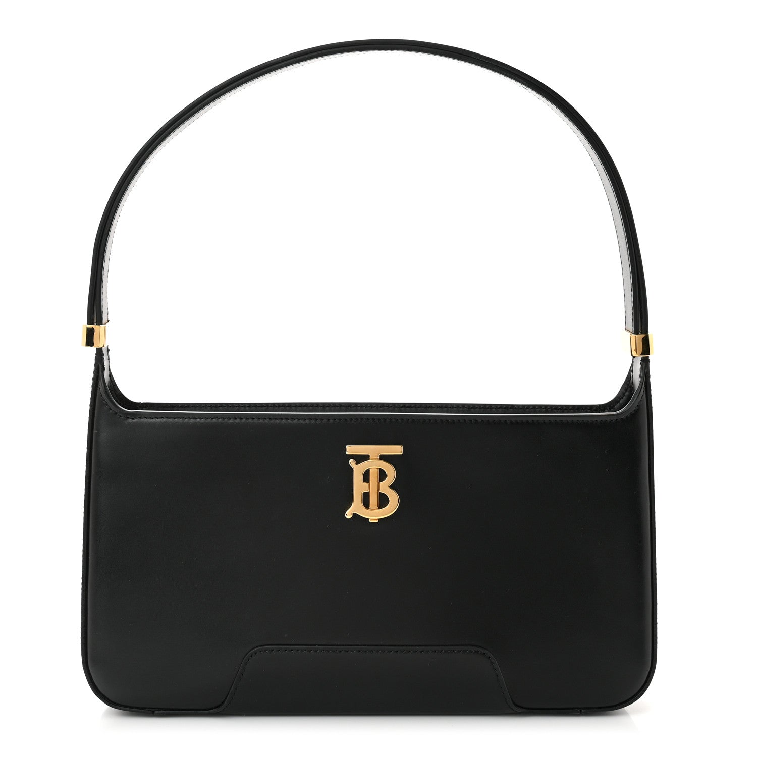 Burberry Smooth Calfskin TB Shoulder Bag Black 1 of 10