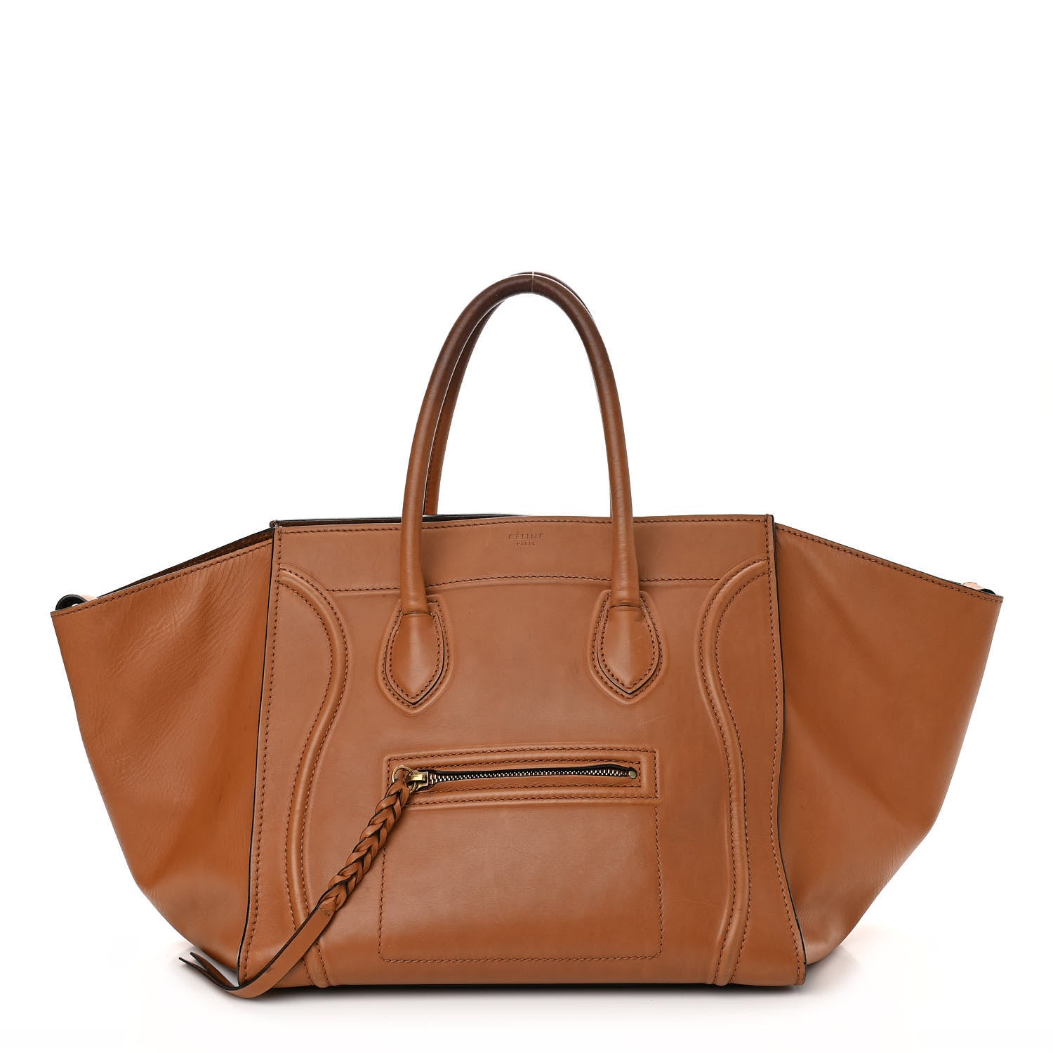 Celine Smooth Calfskin Medium Phantom Luggage Tan 1 of 18