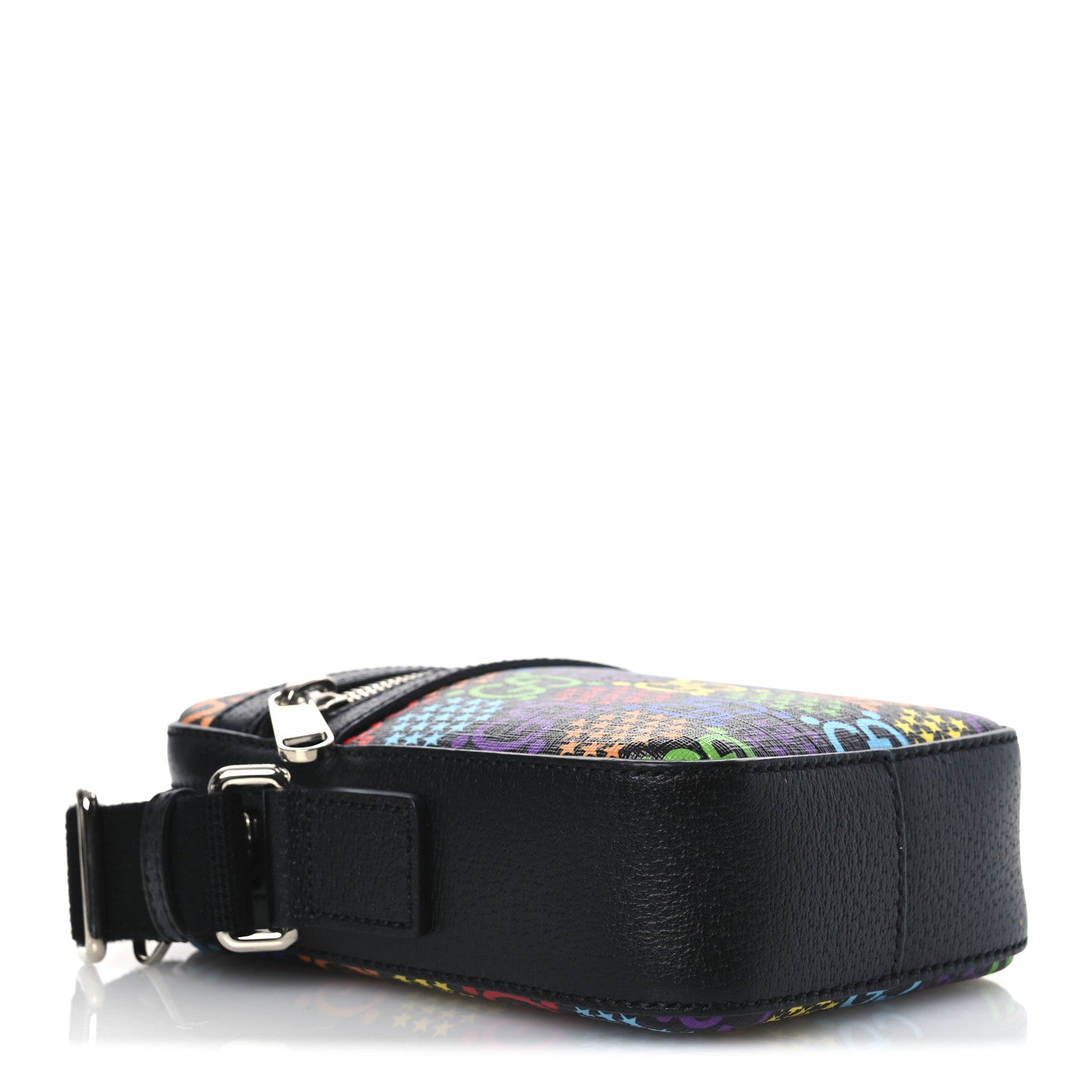 Gucci GG Supreme Monogram Psychedelic Messenger Bag Black 4 of 12