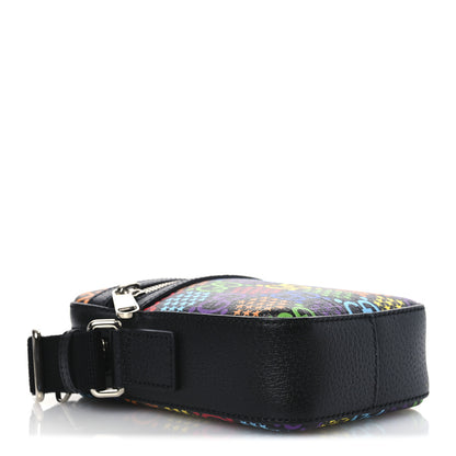 Gucci GG Supreme Monogram Psychedelic Messenger Bag Black 4 of 12