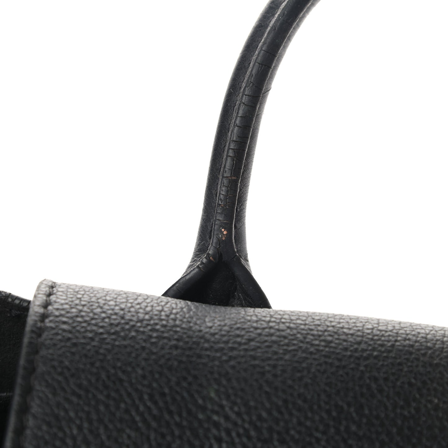 Calfskin Lockme Backpack Black