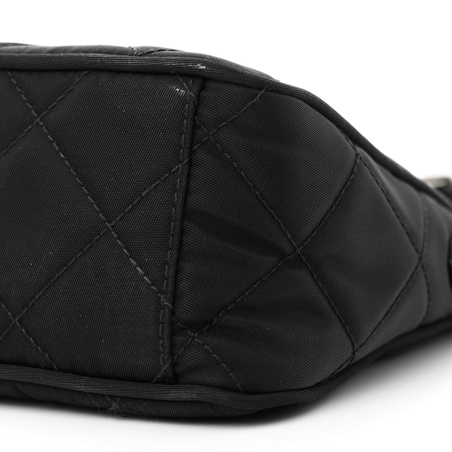 Prada Nylon Tessuto Impuntu Quilted Crossbody Bag Black 10 of 11